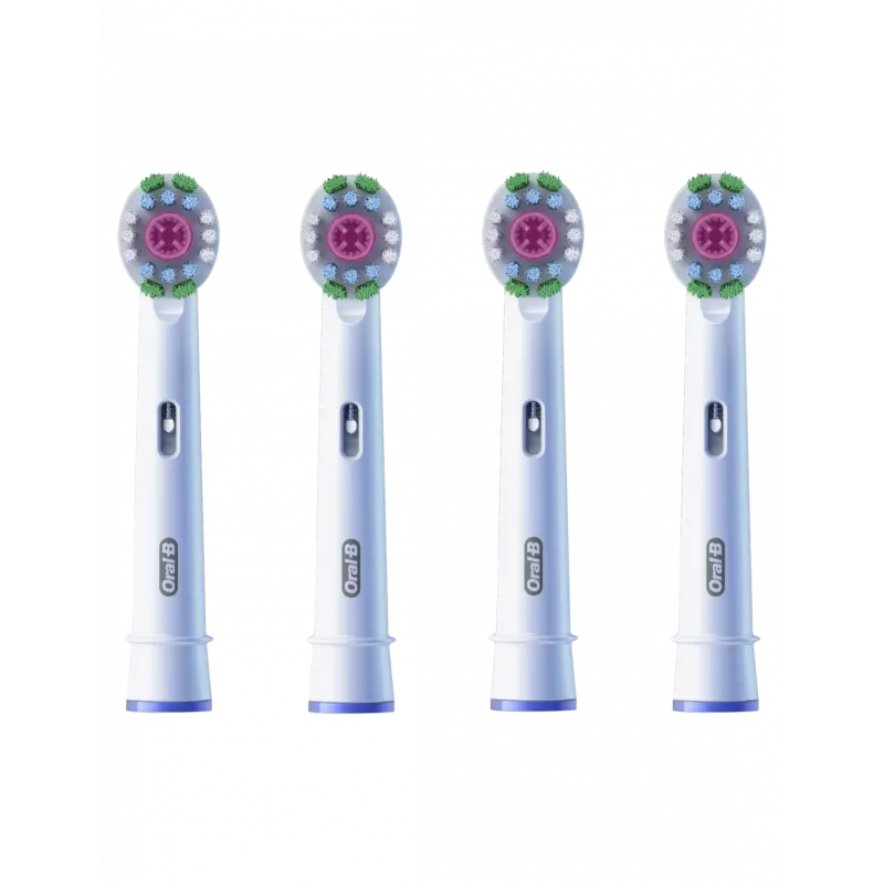 Oral-B EB18-4 3D White końcówki szczoteczki, 4 szt.