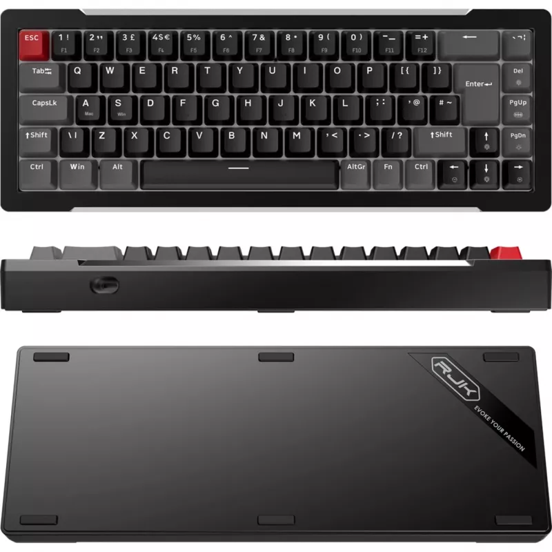 MGA-68, Gaming Keyboard czarny, układ DE, Hejin Magnetic Yellow