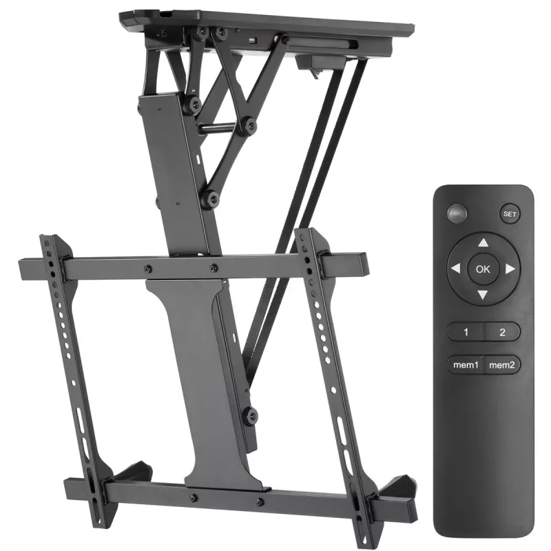 Elektryczny uchwyt sufitowy do telewizora MACLEAN MC-880 dla telewizorów 32-70 cali, maks. 35 kg, VESA do 600×400