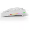 Klawiatura Sharkoon SGK25 75% QWERTZ USB przewodowa RGB LED biała