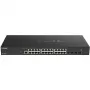 D-Link 24-port 10GBASE-T + 4-port 10/25G SFP28 Smart Managed Switch