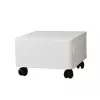 Szafka na papier / podstawa Kyocera CB-365W-B — podłogowa, drewniana, biała, szer. 380 × gł. 410 × wys. 250 mm