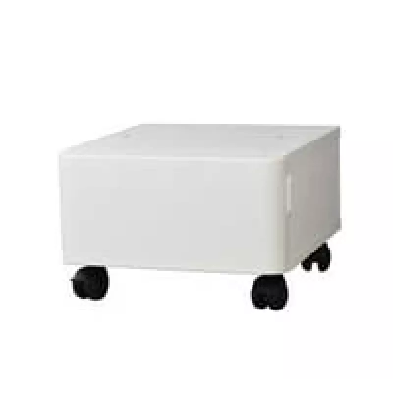 Szafka na papier / podstawa Kyocera CB-365W-B — podłogowa, drewniana, biała, szer. 380 × gł. 410 × wys. 250 mm