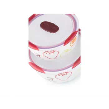 Komplet misek OURSSON BS4781RC/DC Okrągłe Ceramiczne 3L Białe 2 szt.