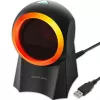 Przewodowy stacjonarny skaner kodów kreskowych QOLTEC 50857 — 1D/2D, USB, obudowa ABS, czarny, kabel 1,75 m