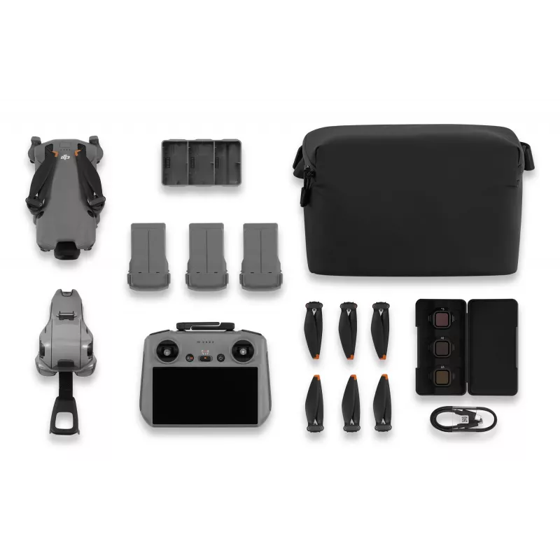 DJI MINI 5 PRO Fly More Combo (RC2) lekki dron 249g z matrycą 50 MP, lidarem, 3 akumulatorami i zdalnym sterowaniem z ekranem