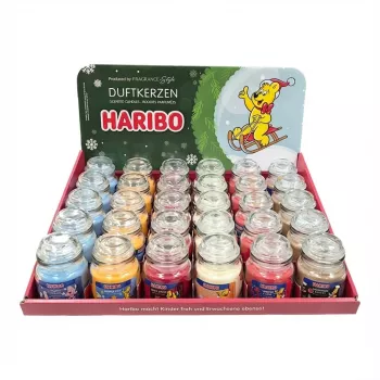Display Stand Haribo A2173 for 30 x 85 g packs — countertop promotional display