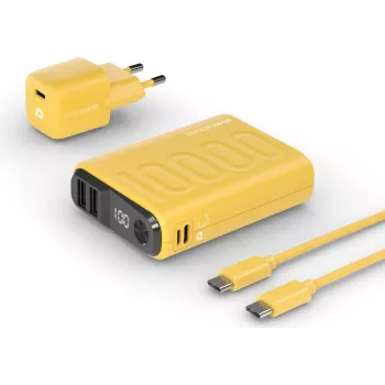 RealPower PB-10000 litowo-polimerowy (LiPo) 10000 mAh żółty (390659)