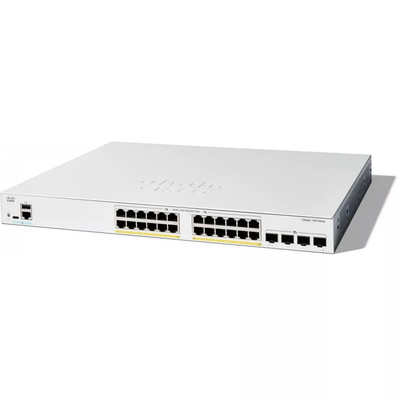 Przełącznik zarządzalny Cisco Catalyst 1300-24FP-4X 24 Porty GE Full PoE 4x10GE SFP+