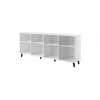 FARO komoda 200x42x82 biały matowy + dąb craft