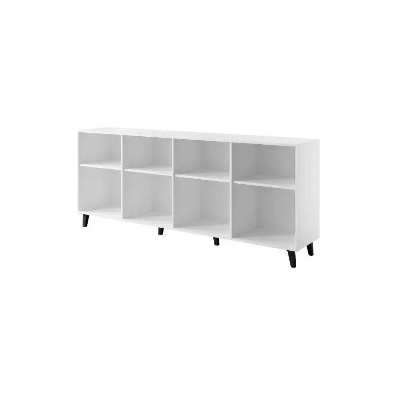 FARO komoda 200x42x82 biały matowy + dąb craft