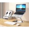 Podstawka pod laptop MEDIA-TECH MT2661 — regulowana wysokość, składana aluminiowa konstrukcja dla notebooków do 17 cali