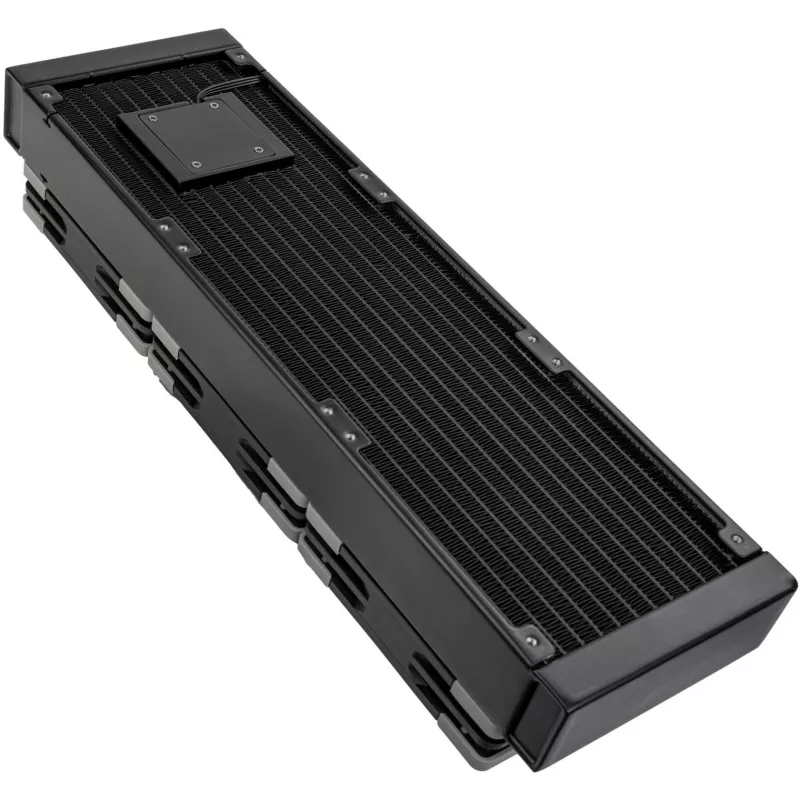Chłodnica SILVERSTONE SST-XE360PDD 360 mm, chłodzenie wodne, czarno-srebrna