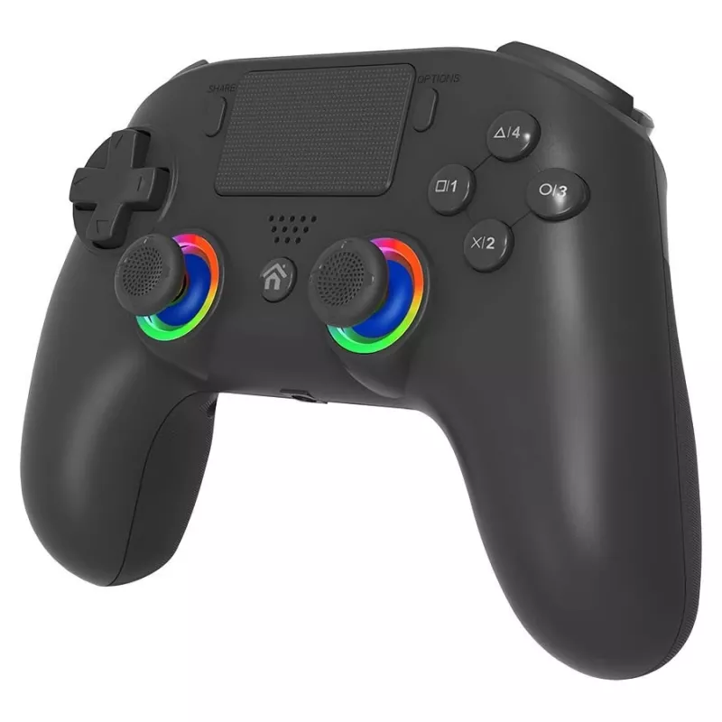Gamepad Subsonic PS5 Wireless LED Controller Czarny D-pad Home Options Share