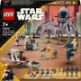 LEGO Star Wars Clone Trooper & Battle Droid Battle Pack Building Toys for Kids with Speeder Bike Vehicle 4 Minifigures and 5 figurki Gifts for Boys