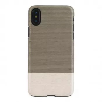 Etui na smartfona man and wood dla iPhone X/XS — czarne, ochronna twarda osłona