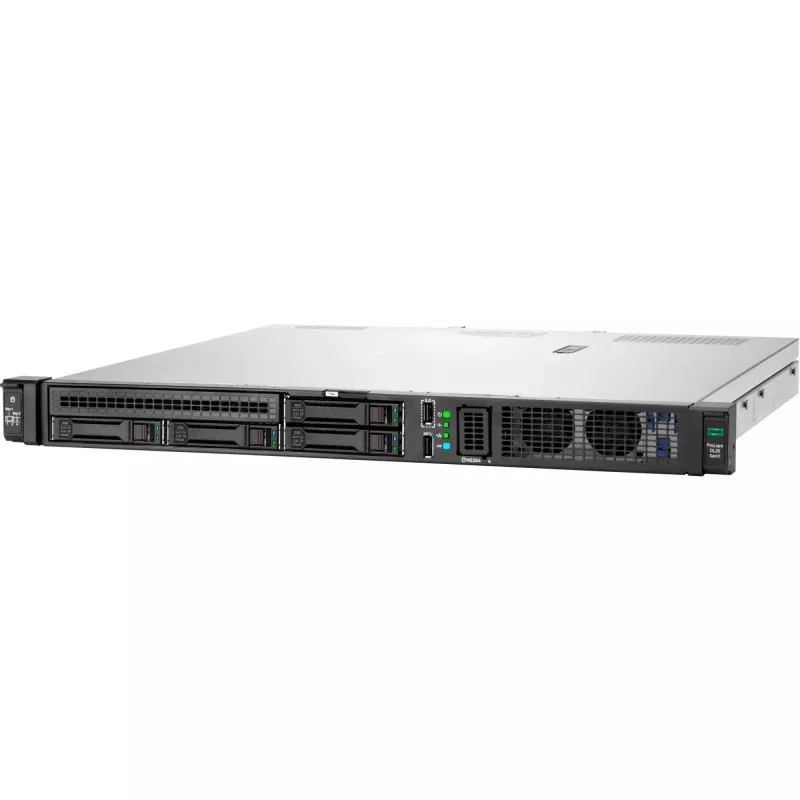 Serwer HPE ProLiant DL20 Gen11 E-2434 3,4 GHz 4 rdzenie 1 procesor 32 GB 4SFF 2x480 GB SATA SSD 800 W PS EU