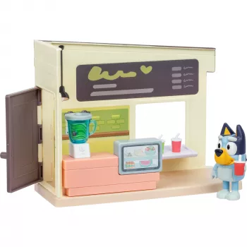 Zestaw figurek niebieskiy Mini Juice Shop