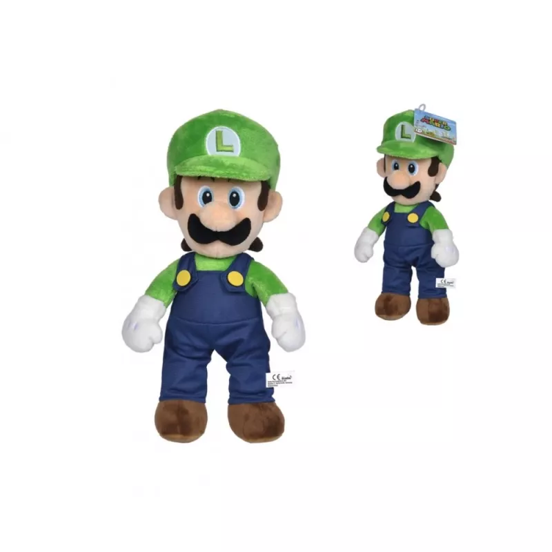 Super Mario, Luigi, Pluszowa Zabawka 30 cm