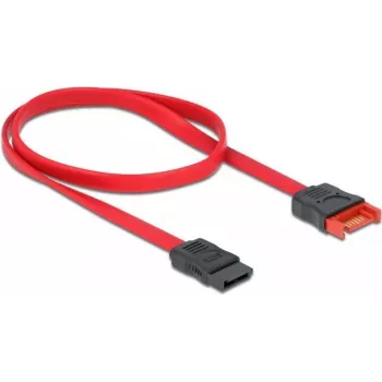 Kabel SATA DeLOCK 83954 0,6 m SATA 7-pin czarno-czerwony