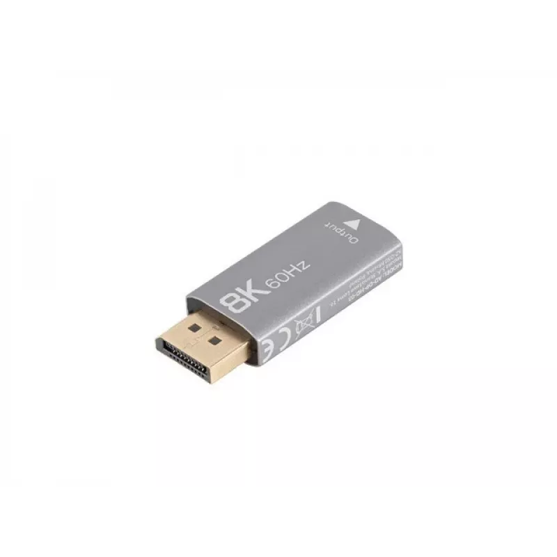 Przejściówka Lanberg AD-DP-HD-03 0 m DisplayPort HDMI Srebrny