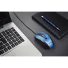 Mysz przewodowa USB, 4 przyciski, optyczna, symetryczna, niebieska