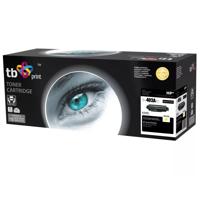 Toner do HP ENTER 551 żółty TH-402ARO regenerowany nowy OPC
