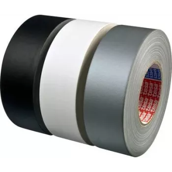 Taśma gaffer Tesa 53949 — 50 m x 50 mm, srebrna taśma klejąca z tkaniny