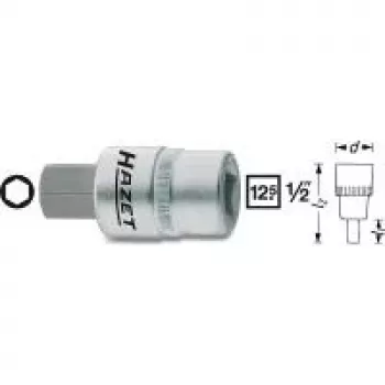 Wkładka do klucza wewnętrznego sześciokątnego Hazet 12,5 mm (1/2), wkładka do klucza zacisku hamulcowego 986-9 Drive (Werkze (986-9)