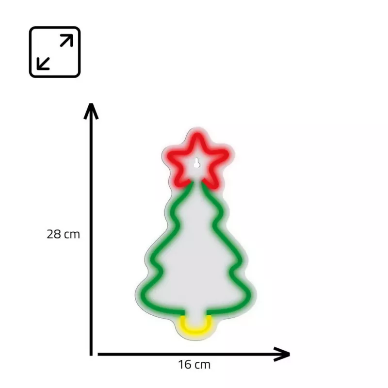 Sztuczna choinka MANTA SNL106MT z neonowym oświetleniem
