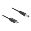 DeLOCK USB Type-C kabel zasilający 1 m 5,5 x 2,1 mm męski 5 V 1,5 A