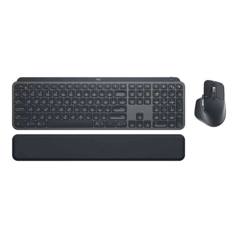 Logitech MX Keys combo for Business Gen 2 Klawiatura Mysz w zestawie Biuro RF Wireless + Bluetooth AZERTY French Graphite
