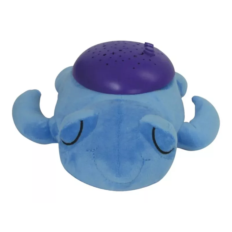 Lampka nocna Jamara Dreamy Turtle wolnostojąca niebiesko-fioletowa