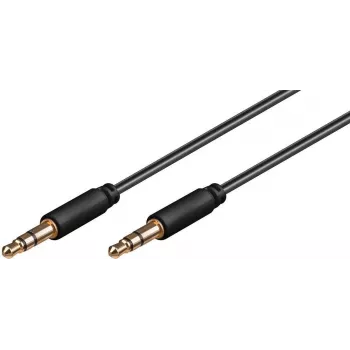 Kabel audio Microconnect AUDLL1.5 1,5 m 3,5 mm męski do męskiego czarny