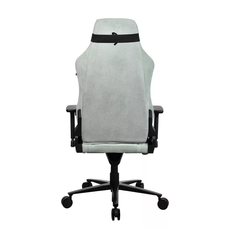 Fotel gamingowy Arozzi Vernazza SoftFabric Pearl zielony — ergonomiczny fotel gamingowy, miękka tkanina