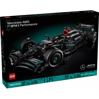 Zestaw LEGO Technic model Mercedes‑AMG F1 W14 E Performance — 1 432 elementy, zalecany wiek 18+