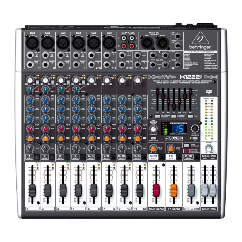 Behringer X1222USB mikser audio 4 kanały