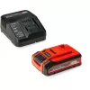 Akumulatorowa wiertarka udarowa EINHELL Power X-Change TE‑HD 18 Li, 18 V, Li‑Ion 4,0 Ah Plus, z zestawem wierteł i dłut