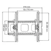 Uchwyt ART AR-08 (60-100; max. 100kg) black