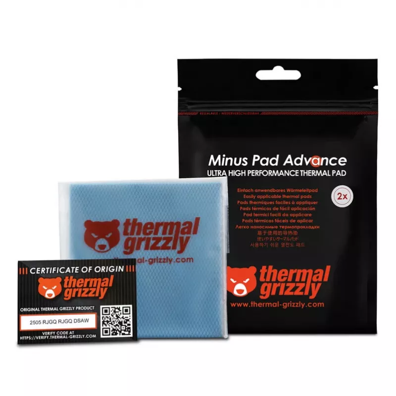 Thermal Grizzly Minus Pad Advance - 100 x 100 x 2,0 mm, 2 sztuki