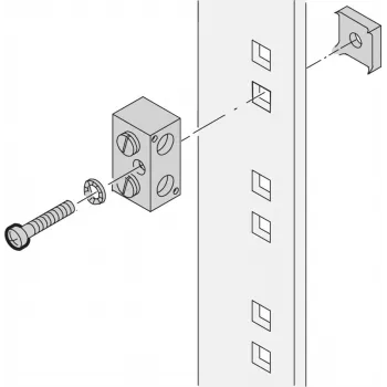 Blok uziemiający Schroff 100 mm (20118030)