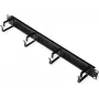 ROLINE 19-calowy panel krosowy 1U z przepustem szczotkowym 44x60mm czarny