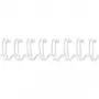 Fellowes - Binding Wire - 8 mm - 34 rings - A4 (210 x 297 mm) - 50 Sheets - biały - 100 szt.. - for Fellowes WB 500 (53258)