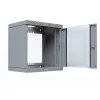 EFB Elektronik 19 Wandgehäuse X-Rack mit Glastür 400-600mm grau - Wandgehäuse (WGX-1206GR.G1)