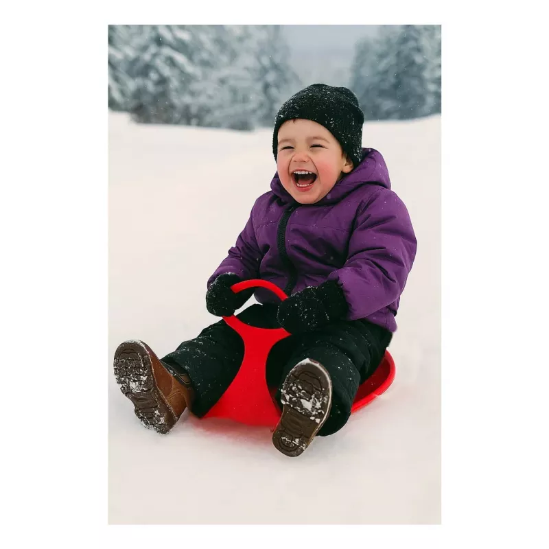 Sanie Jamara Snow Play Snow Glider czerwone — plastikowe, 570×380×30 mm