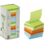 Karteczki samoprzylepne 3M Post-it Kwadratowe Niebieski, Zielony, Różowy, Fioletowy 100 arkuszy