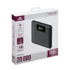 Power bank Rivacase VA1090 — 20000 mAh, 77 Wh, całkowita moc wyjściowa 100 W, 440 g