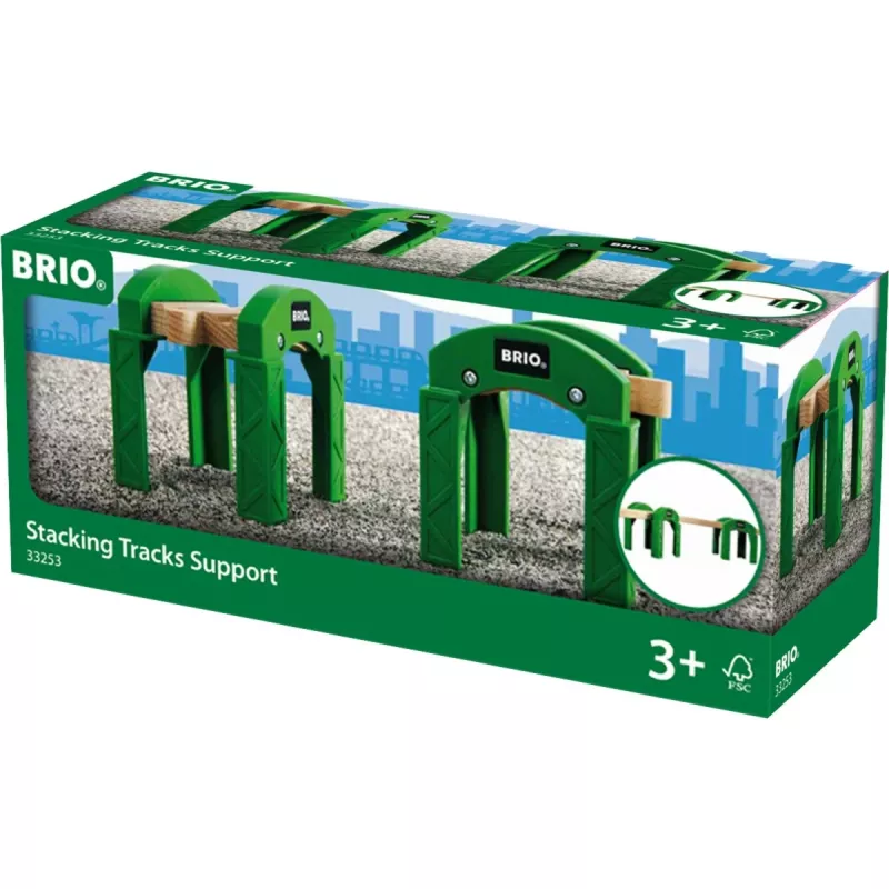 BRIO 33253 podstawki wsporcze zielone, 2 szt.