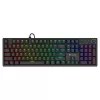Mechaniczna klawiatura gamingowa SAVIO STYX Outemu Red — pełnowymiarowa 104-klawiszowa, przewodowa USB, RGB, ANSI US International, 1,5 m, czarna