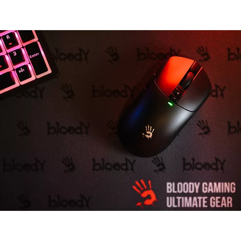 A4TECH BLOODY mysz R72 ULTRA WRLS 2.4G+USB Czarny